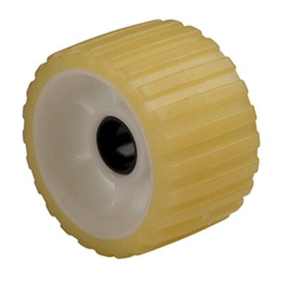 C.E. Smith 29730 - C.E. Smith Ribbed Roller 5 1-18:ID TPR wBushing Black Delrin
