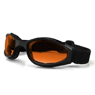 Bobster BCR003 - Bobster Crossfire Small Folding Goggles Anti-fog Amber Lens