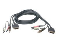 IOGear G2L7D02UI - 6FT DVI-I USB WAUDIO KVM CABLE