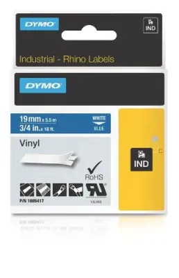 DYMO 1805417 - RHINO 34IN BLUE VINYL-19MM