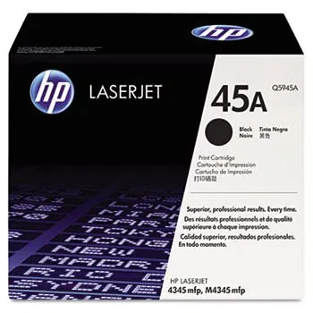 HP Q5945AG - HP 45A Black Toner Cartridge for LaserJet 42504350 Series