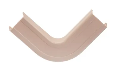Cablesys ICC-ICRW12EOIV - ICC ICC-ICRW12EOIV Flat Elbow, 1 14in, Ivory, 10pk