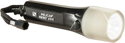 Pelican Products 2410NBK - Pelican Nemo 2410 Led Dive Flashlight - 183 Lumens - Black