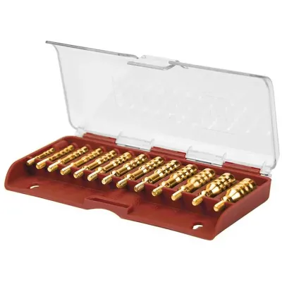 Tipton 749245 - Tipton Solid Brass Jag Set - 13 Piece Cleaning Kit