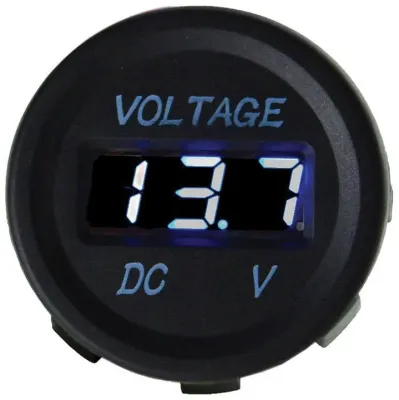 Nippon Labs ISLDDVS12 - Nippon Digital Voltmeter Socket with Blue LED Display