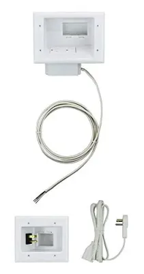 DATACOMM ELECTRONICS 50-6623-WH-KIT - DataComm Electronics 50-6623-WH-KIT Flat Panel TV Cable Orga