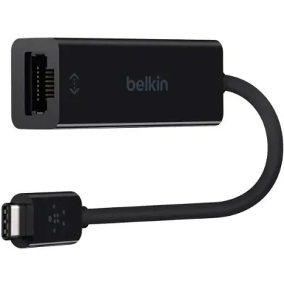 Belkin B2B145-BLK - BELKIN USB-C TO GIGABIT ETHERNET ADAPTER USB 3.0 NETWORK ADA