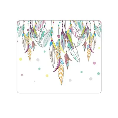 CENTON OP-MPV1WM-HIP-09 - OTM Hipster Prints White Mouse Pad - Dreamy Design