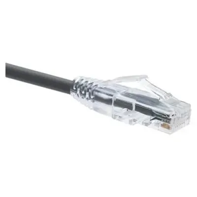Unirise 10054 - ClearFit Snagless Black CAT6 Patch Cable - 5FT