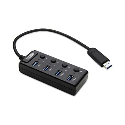 DYCONN HUB4B-P - PORTABLE 4 PORT USB3 HUB