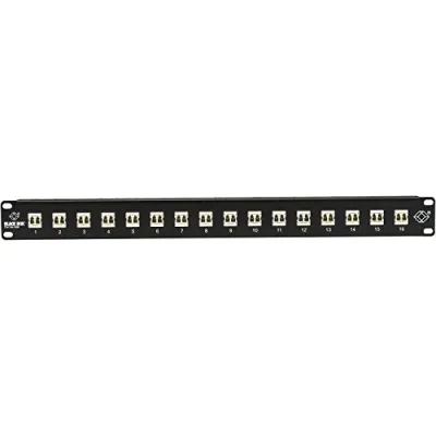 BLACK BOX CORPORATION JPM390A - 1.75 (1U) HIGH, 19 STANDARD PANEL. EACH JACK HAS FEMALE CONN