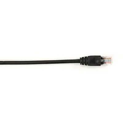 BLACK BOX CORPORATION CAT6PC-007-BK - Premium CAT6 Black Ethernet Patch Cable - 10 ft