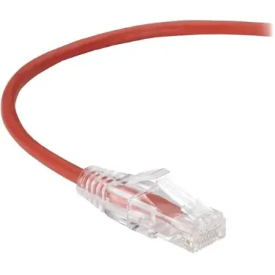 BLACK BOX CORPORATION C6PC28-RD-04 - BLACK BOX SLIM-NET CAT6 PATCH CABLES FEATURE A LOW-PROFILE D
