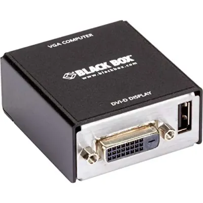 BLACK BOX CORPORATION KVGA-DVID - USB Powered VGA to DVI-D Video Converter for KVM Use