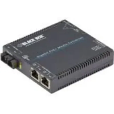 BLACK BOX CORPORATION LGC5212A - GIGABIT ETHERNET (1000-MBPS) POE+ MEDIA CONVERTER - 10100100