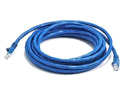 Monoprice 2116 - CAT6 24AWG UTP ETHERNET NETWORK PATCH CABLE, 14FT BLUE