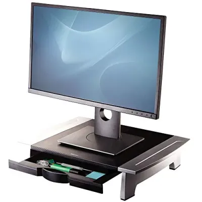 FELLOWES 8031101 - RAISES MONITOR TO COMFORTABLE VIEWING HEIGHT TO HELP PREVENT