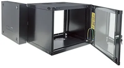 Intellinet 713849 - IDEAL FOR 19 RACKMOUNT APPLICATIONS, BLACK, 23.62 DEPTH