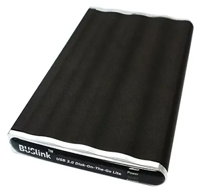 GLOBAL SILICON ELECTORNICS DL-1TSSDU3 - 1TB USB 3.0 Slim Portable External SSD - Aluminum Design