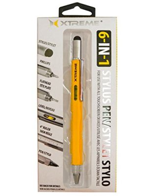 JEM ACCESSORIES XSY5-0106-SIL - 6-IN-1 STYLUS PEN