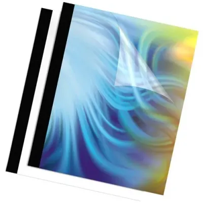 FELLOWES 5225301 - PRODUCT TYPE THERMAL COVER - PAPER - CLEARBLACK - FELLOWES B