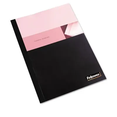 FELLOWES 5256601 - THERMAL COVERS - PAPER - CLEARBLACK - COVERS THERMAL BLACK 1