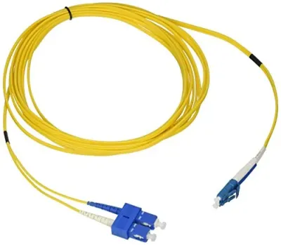 LEGRAND 28950 - C2G 5M LC-SC 9125 DUPLEX SINGLE MODE OS2 FIBER CABLE - YELLO