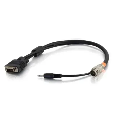 C2G 60048 - AV CABLE - VGA,3.5MM STEREO LEFT CONNECTOR - MALE LEFT GENDE