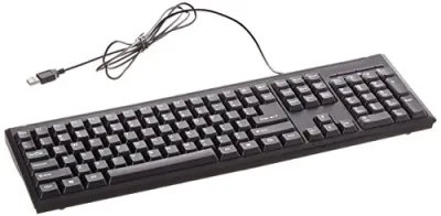 RT SALES BT-KB104NT-B-SP - USB WIRED GENERIC 104 KEY SPILL-RESISTANT KEYBOARD
