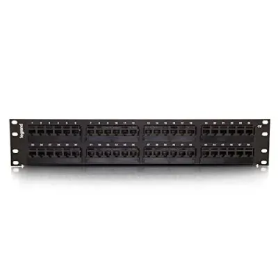 LEGRAND 37200 - PATCH PANEL 110-TYPE CAT6 48-PORT TAA - DESIGNED TO SUPPORT 