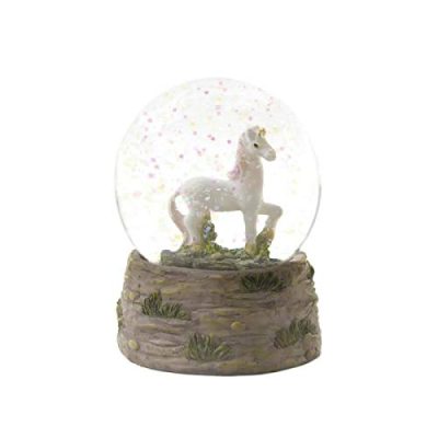 Dragon Crest 10018598 - Prancing Unicorn Snow Globe