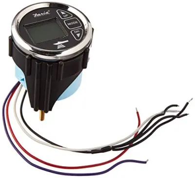 Faria Beede Instruments 13752 - Faria Chesapeake Black 2 Dual Depth & Temp Sounder wTransom 