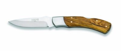 Joker Knives NO46USA - Joker Knives Folding Stainless Knife Olive Wood 3.31in Blade