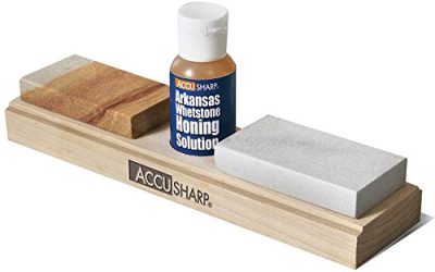AccuSharp 023C - AccuSharp Arkansas Whetstone Combo Knife Sharpening Kit