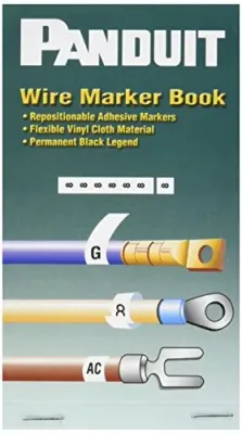 Panduit PCMB-8 - Panduit Pre-Printed Marker Book A-Z with Blank Labels
