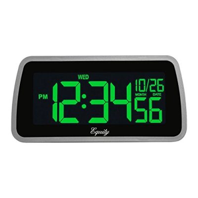 LACROSSE TECHNOLOGY 30451 - COLOR-CHANGING LCD ALARM CLOCK