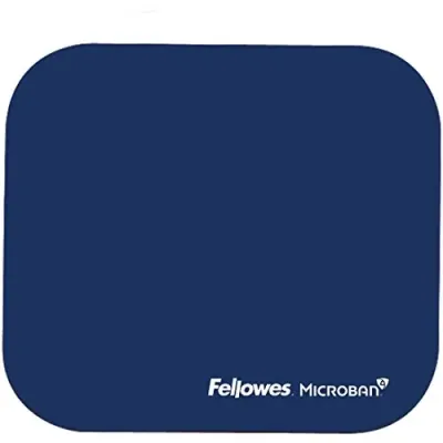 FELLOWES 5933801 - MICROBAN MOUSE PAD - BLUE - MICROBAN ANTIMICROBIAL PROTECTIO
