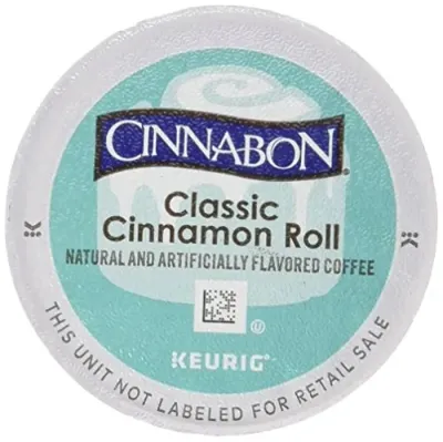 Keurig 99555063059 - Keurig Cinnabon Cinnamon Roll Coffee K-Cup Pods - 24 Count