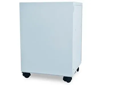 QUICK QUALITY 1724LG - 25-Inch Metal Cabinet for MFPs - 17 Inches Wide