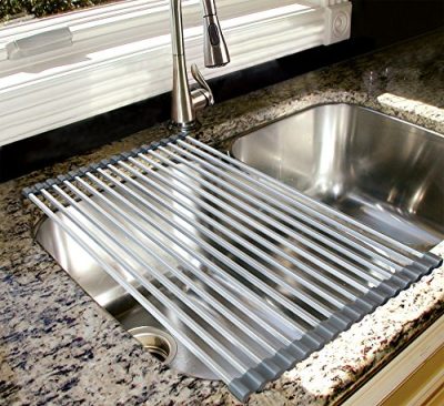 Real Home Innovations 009-09287 - Aluminum Over Sink Drying Rack
