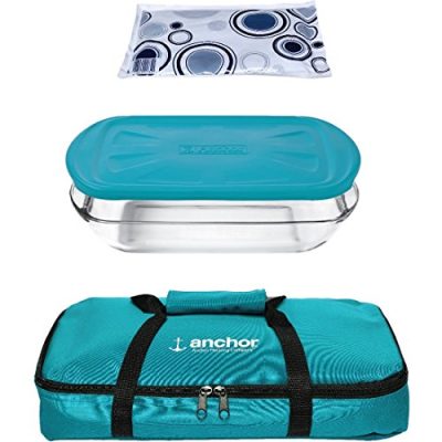 Anchor Hocking 10194 - Essentials BakeNTake Tote 3Qt
