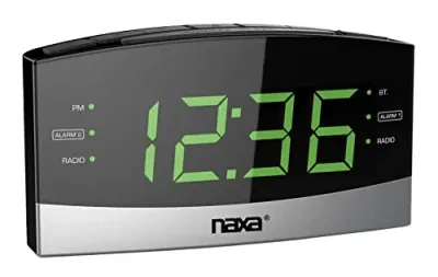 NAXA ELECTRONICS NRC-181 - BT Alarm Clock w USB Chrgr Prt
