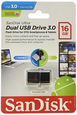 Western Digital ZG6506 - 16GB Ultra Dual USB Drive with Speed and Versatility