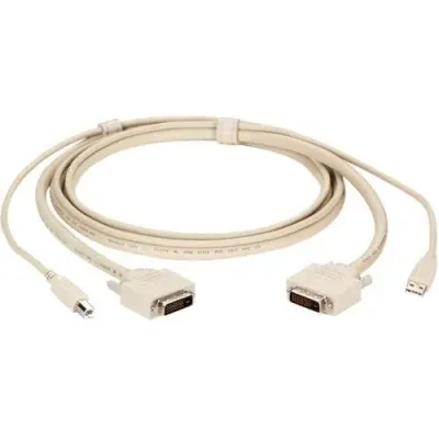 BLACK BOX CORPORATION EHN900025U-0006 - THIS CABLE CAN CONNECT DVI-D AND USB COMPUTERS TO A DVI-D AN
