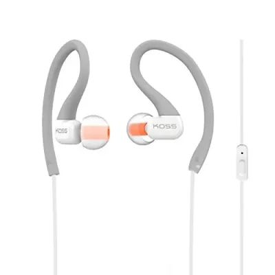Koss KSC32IGRY - Koss KSC32i GRY Sport Clip Headphones, Grey