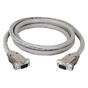 BLACK BOX CORPORATION EDN12H-0010-MM - RS232 SHIELDED CABLE - METAL HOOD, DB9 MALEMALE, 10-FT. (3.0