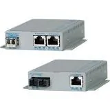 Omnitron Systems 9499-0-21W - Gigabit Fiber Converter with PoE+ Support