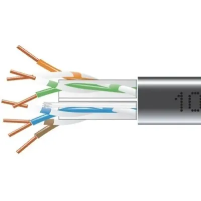 BLACK BOX CORPORATION EYN881B-PB-1000 - CAT6 550-MHZ SOLID ETHERNET BULK CABLE - UNSHIELDED (UTP), C