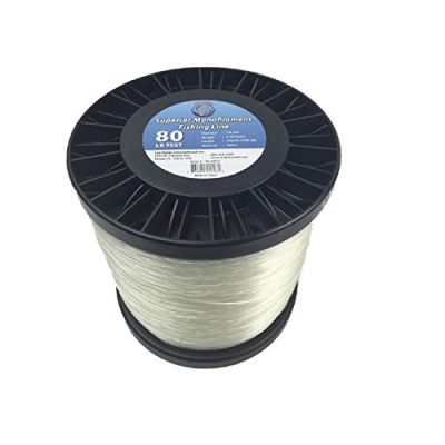 Lee Fisher LI-ML080C5 - Joy Fish 5 Lb Spool Monofilament Fishing Line-80Lb Clear