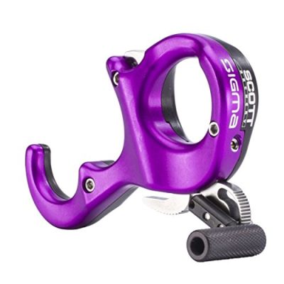 Scott Archery 8007-PR-3 - Scott Archery Sigma Release BlackPurple 3 Finger